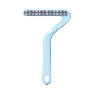 Double-Sided Electrostatic Hair Removal Brush Clothes Dust Removal Scraper (Blue)