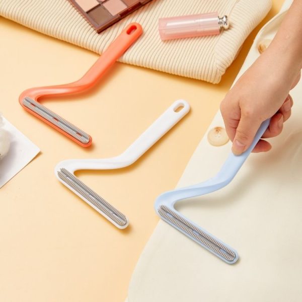 Double-Sided Electrostatic Hair Removal Brush Clothes Dust Removal Scraper (Blue) - Image 2
