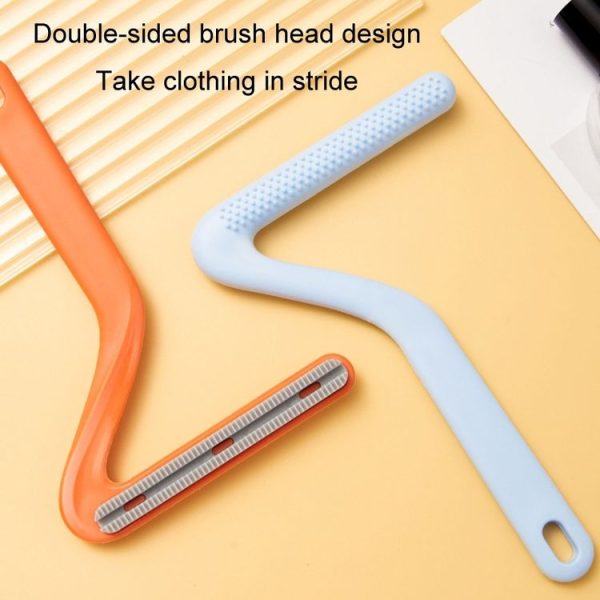 Double-Sided Electrostatic Hair Removal Brush Clothes Dust Removal Scraper (Blue) - Image 3