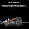 KUQIBAO Motorcycle Helmet Waterproof Bluetooth Headset With Screen (Hard Microphone) - Image 10