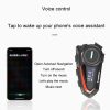 KUQIBAO Motorcycle Helmet Waterproof Bluetooth Headset With Screen (Hard Microphone) - Image 4