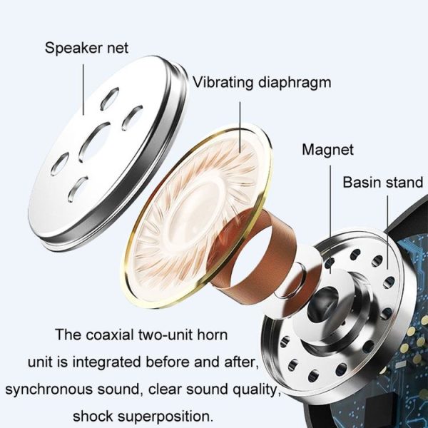 KUQIBAO Motorcycle Helmet Waterproof Bluetooth Headset With Screen (Hard Microphone) - Image 6