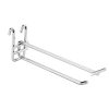 Stainless Steel Color Dual Line Meged Hook, Size: 10cm