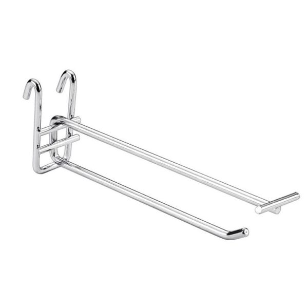 Stainless Steel Color Dual Line Meged Hook, Size: 10cm