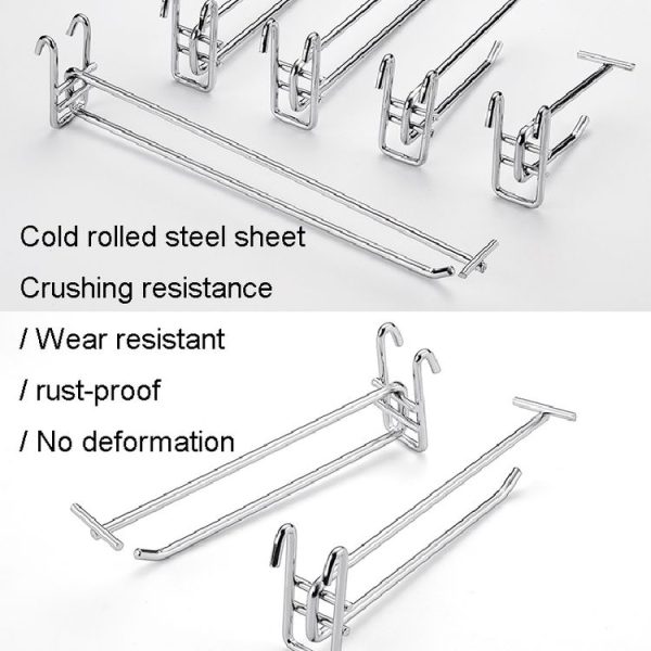 Stainless Steel Color Dual Line Meged Hook, Size: 10cm - Image 5