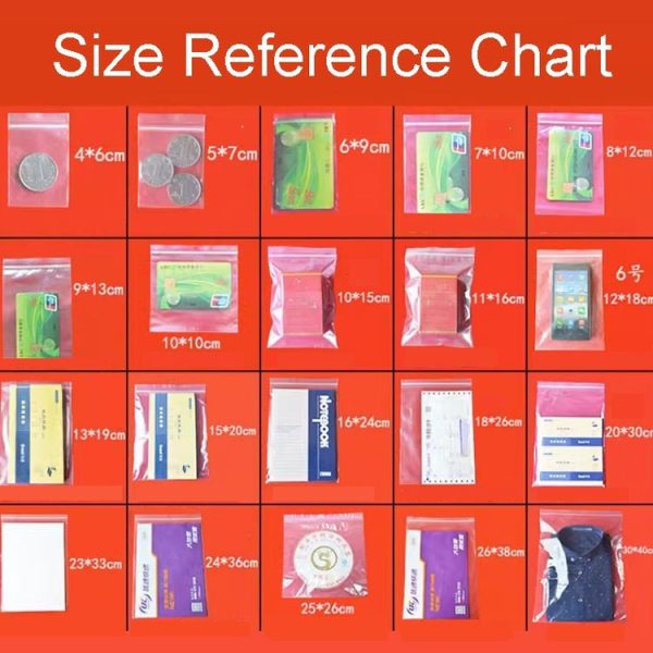 100pcs Perforated Ziplock Bag Thickened Transparent Packaging Bag Plastic Sealed Bag 8 x 18cm 12 Silk Lower Hole - Image 7
