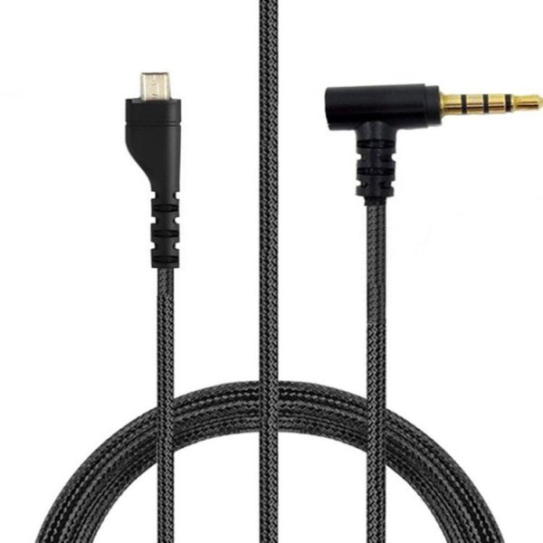 SteelSeries Arctis 3 5 7 Pro Nylon Weaving Game Headset Cable (Black) - Image 3