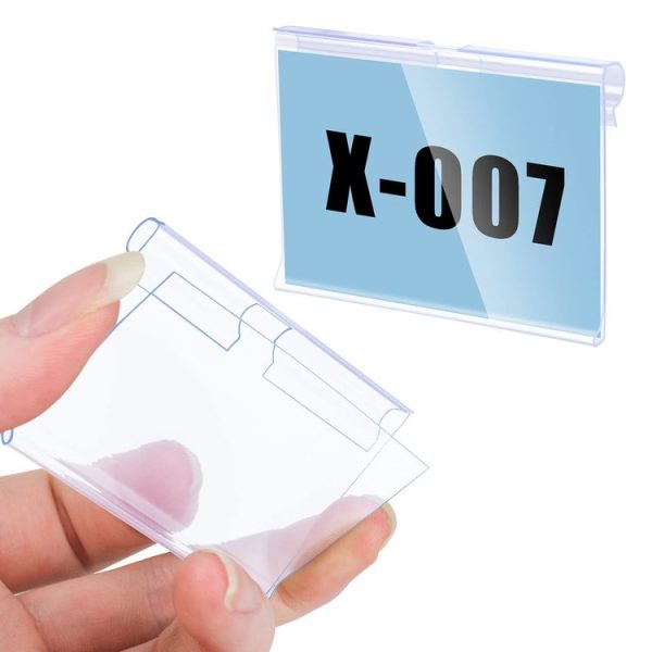 10pcs / Pack 42 x 60mm Supermarket Double Line Price Tag Display - Image 4