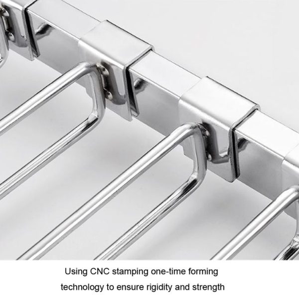 10cm Square Tube Dual Line Hook Supermarket Hook - Image 5