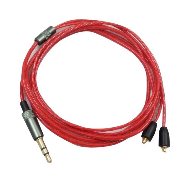 Shure MMCX / SE215 / SE425 / SE535 / SE846 / UE900 / Waston Headset Cable (Red)