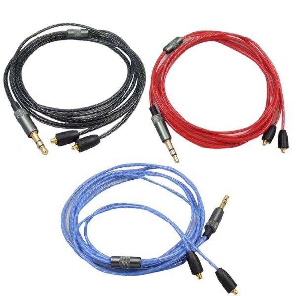 Shure MMCX / SE215 / SE425 / SE535 / SE846 / UE900 / Waston Headset Cable (Red) - Image 2