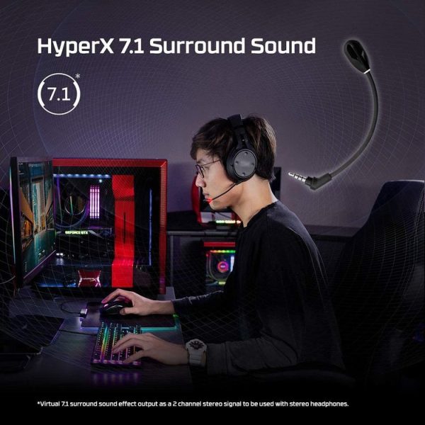 Kingston / Flight S / Sky Arrow S Gaming Headset Noise Canceling Microphone Headset with Light Microphone (Black) - Image 4