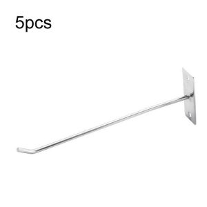 10cm 2pcs 6mm Thick Nail Wall Display Jewelry Hooks Single Wire Hook