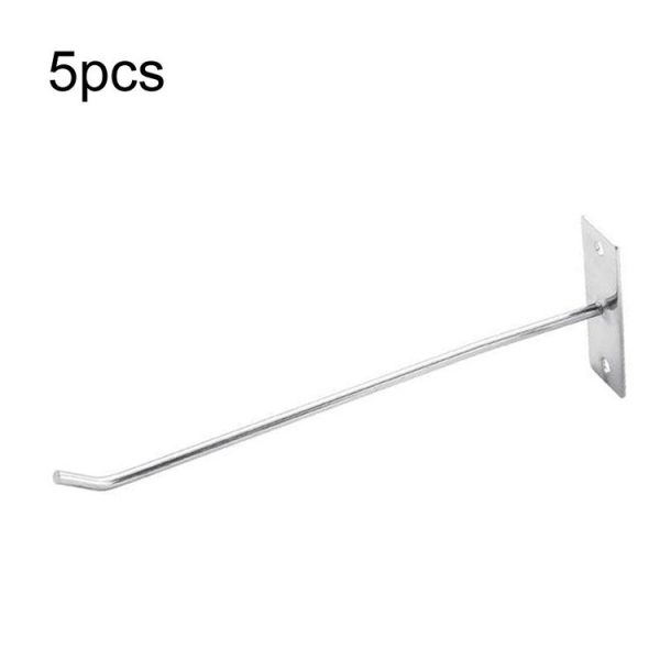 10cm 2pcs 6mm Thick Nail Wall Display Jewelry Hooks Single Wire Hook