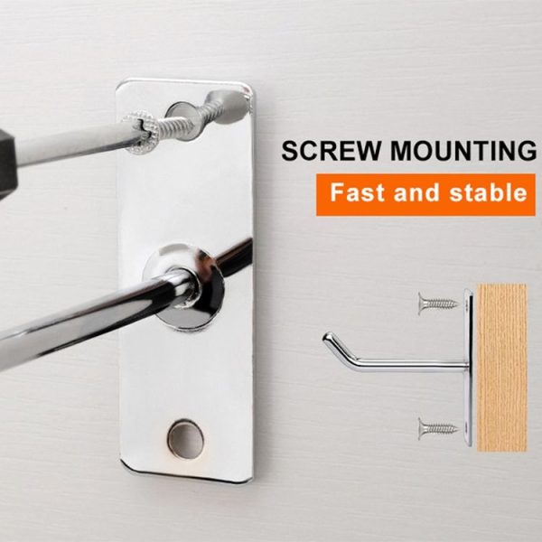 10cm 2pcs 6mm Thick Nail Wall Display Jewelry Hooks Single Wire Hook - Image 5