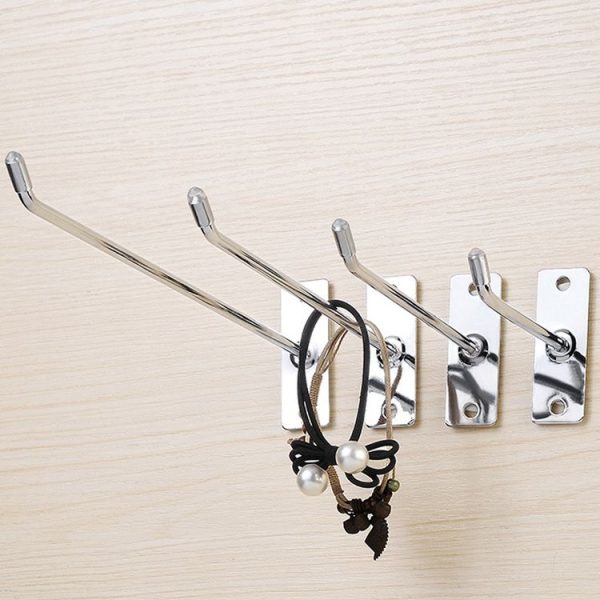 10cm 2pcs 6mm Thick Nail Wall Display Jewelry Hooks Single Wire Hook - Image 9