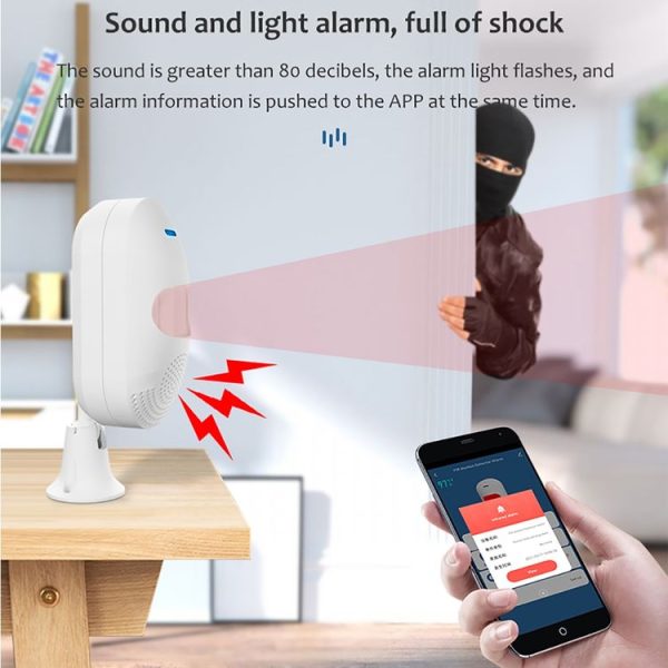 TUYA APP Control Wireless PIR Motion Sensor Alarm WiFi Motion Detector - Image 5