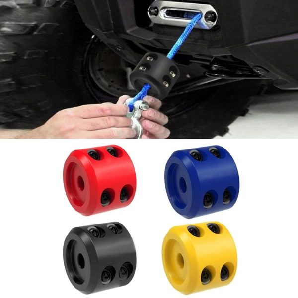 Anti-Abrasion Rubber Plug For Towing Hook Compatible With KFI / ATV Stranded Cables (Blue) - Image 2