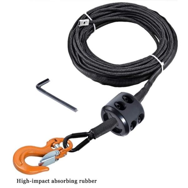 Anti-Abrasion Rubber Plug For Towing Hook Compatible With KFI / ATV Stranded Cables (Blue) - Image 7