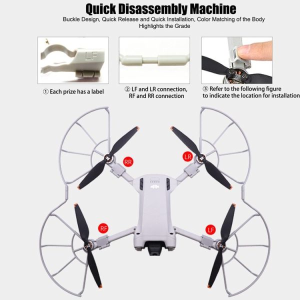 DJI MINI 3 Pro Propeller Blades Anti Collision Protection Ring - Image 5