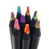 8 In 1 Rainbow Pencils Set Wooden Colored Pencil for Kids Adults Art Drawing - Image 2