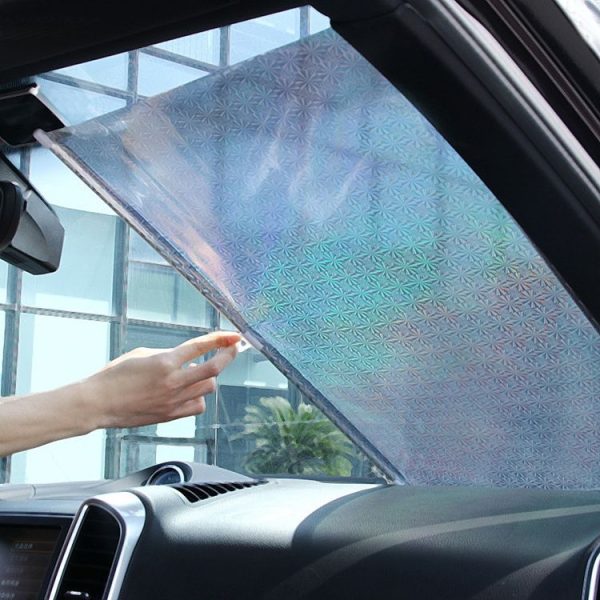40x60cm Mesh Black Suction Cup Telescopic Car Sun Protection Blackout Curtain - Image 8