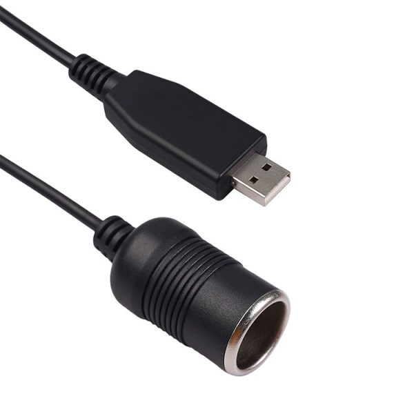 60cm 12W Power Driving Recorder TYPE-C to Cigarette Lighter Socket - Image 2