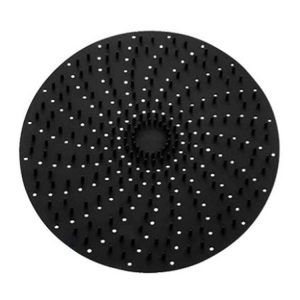 Air Fryer Reusable Silicone Liner Mat Non-Stick Steamer Pad Kitchen Accessories Round 20cm Black