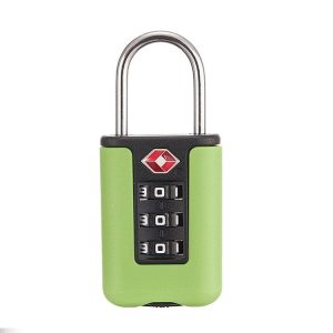 TSA Customs Code Lock Travel Luggage Lock Mini Contrast Color Design Combination Padlock (Light Green)