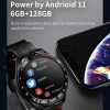 LOKMAT 1.6-Inch Dual-Camera 4G Full Netcom Dual-Mode Dual-Chip Smart Watch, Spec: Charger+Brown Leather - Image 10