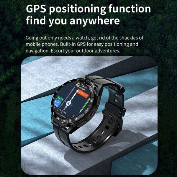 LOKMAT 1.6-Inch Dual-Camera 4G Full Netcom Dual-Mode Dual-Chip Smart Watch, Spec: Charger+Brown Leather - Image 15