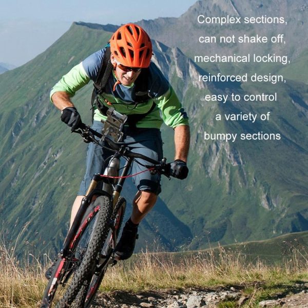 Shockproof Motorcycle Mobile Phone Holder Outdoor Bike Navigation Holder, Model: Rearview Mirror - Image 10