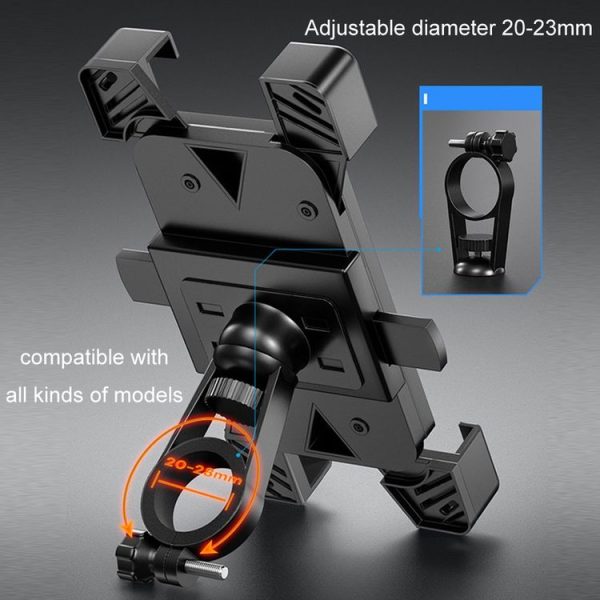 Shockproof Motorcycle Mobile Phone Holder Outdoor Bike Navigation Holder, Model: Rearview Mirror - Image 6
