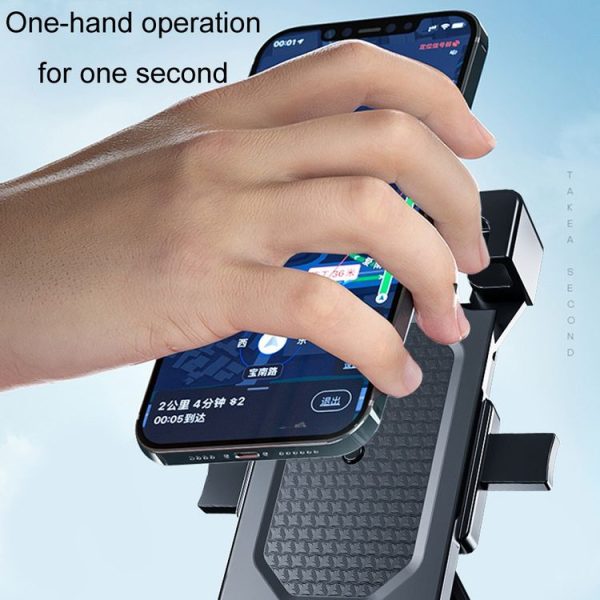 Shockproof Motorcycle Mobile Phone Holder Outdoor Bike Navigation Holder, Model: Rearview Mirror - Image 8