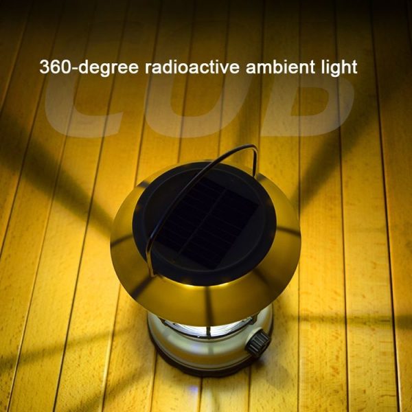 Waterproof Outdoor Tent Retro Atmosphere Horse Lamp, Color: Solar Energy White - Image 11