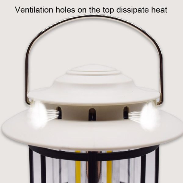 Waterproof Outdoor Tent Retro Atmosphere Horse Lamp, Color: Solar Energy White - Image 4