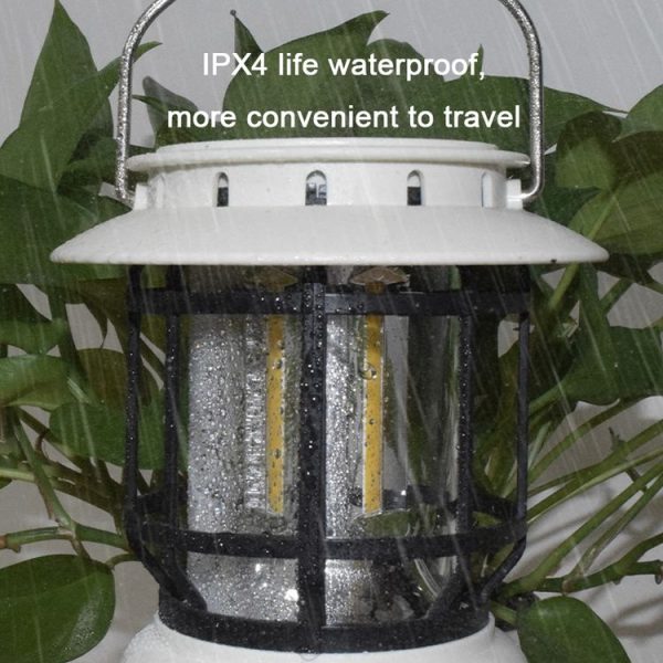 Waterproof Outdoor Tent Retro Atmosphere Horse Lamp, Color: Solar Energy White - Image 7