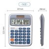 OSALO 10-digit LCD Screen Solar Dual Power Supply Desktop Calculator Mini Student Calculator - Image 3