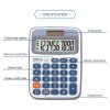 OSALO 10-digit LCD Screen Solar Dual Power Supply Desktop Calculator Mini Student Calculator - Image 5