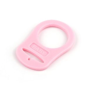 10pcs Dummy Pacifier Holder Clip Adapter Ring Button Style Pacifier Adapter (C17)