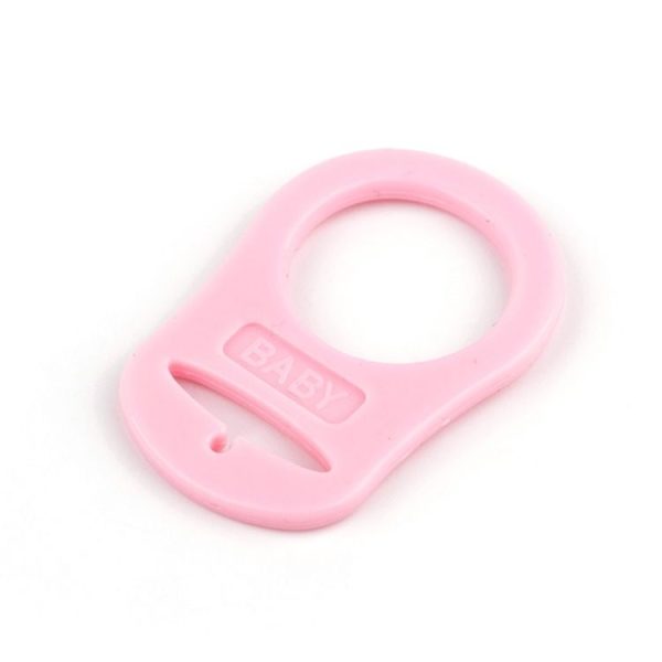 10pcs Dummy Pacifier Holder Clip Adapter Ring Button Style Pacifier Adapter (C17)