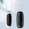 Upgrade Dual-brush Negative Ion Air Purifier Neck Small Portable Air Purifier, Style: Chain Model (White) - Image 2