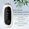Upgrade Dual-brush Negative Ion Air Purifier Neck Small Portable Air Purifier, Style: Chain Model (White) - Image 3