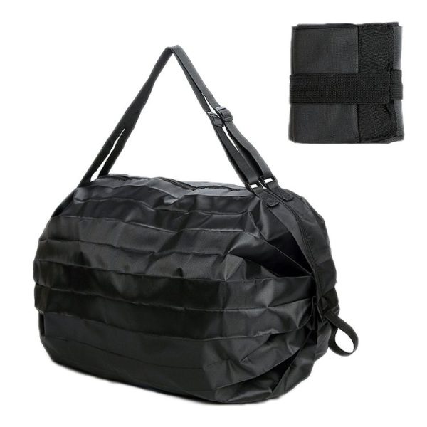 Portable Environmentally Friendly Large-capacity Folding Storage Bag (Black)