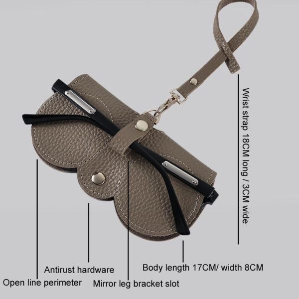 3pcs Portable Glasses Storage Bag Jewelry Clip Pouch (Black) - Image 3