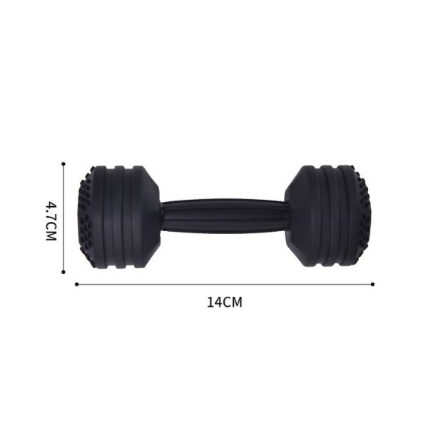Baby Dumbbell Teething Toy Baby Comforting Puzzle Hand Rattle (Light Purple) - Image 3