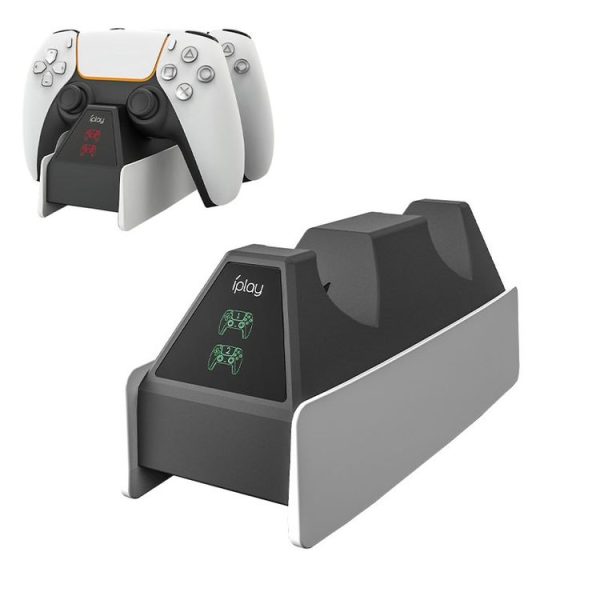 Iplay HBP-260 For PS5 Handle Charging Seat Electric Game Handle Fast Charging Seat (Black)