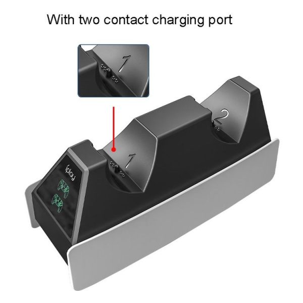 Iplay HBP-260 For PS5 Handle Charging Seat Electric Game Handle Fast Charging Seat (Black) - Image 3
