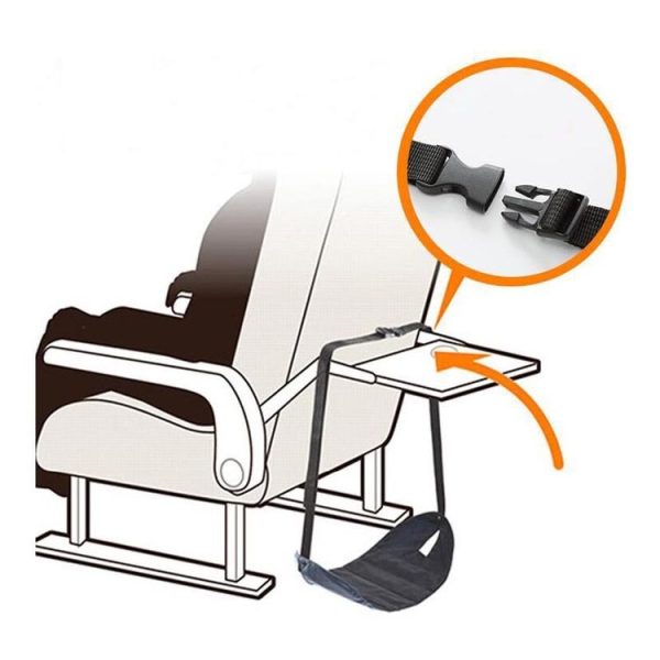 Travel Foot Rest Hammock Office Leisure Pedal, Color: Sky Blue All-in-one - Image 6