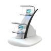Iplay HBP-253 For PS5 Game Wireless Handle Double Charging Base Placement Bracket (White)